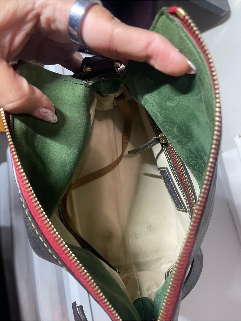 Dooney & Bourke Florentine Laurel Hobo Shoulder Bag - Brown Tmoro